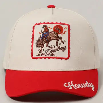 Punchy Stamped Howdy Trucker Hat