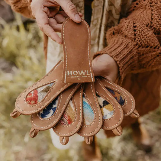 Leather & Pendleton Wool Potholders